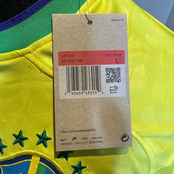 🇧🇷NWT-Nike Men’s Soccer jersey (Neymar)🇧🇷 - Picture 3 of 6